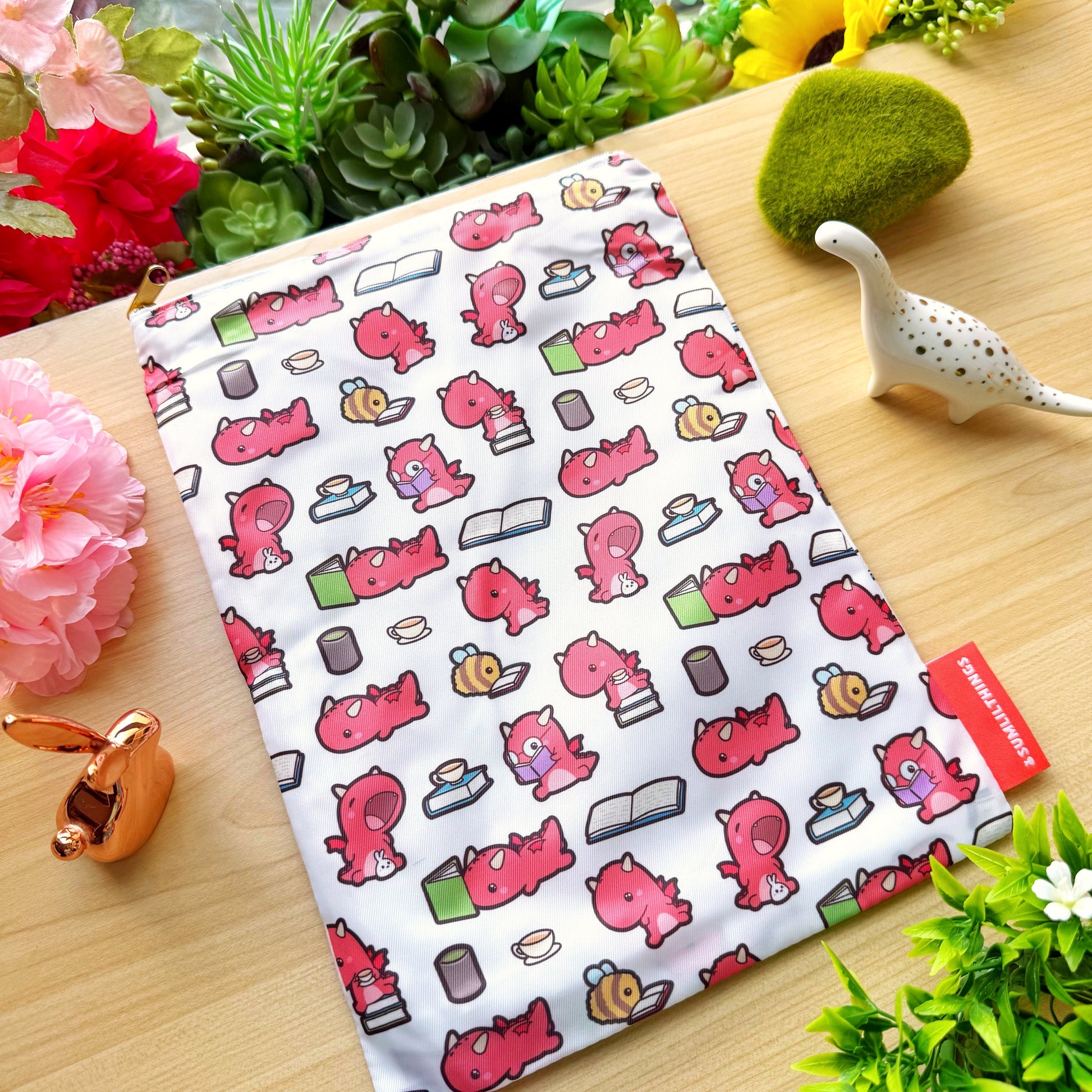 Waterproof Book Pouch - Lil' Dragons