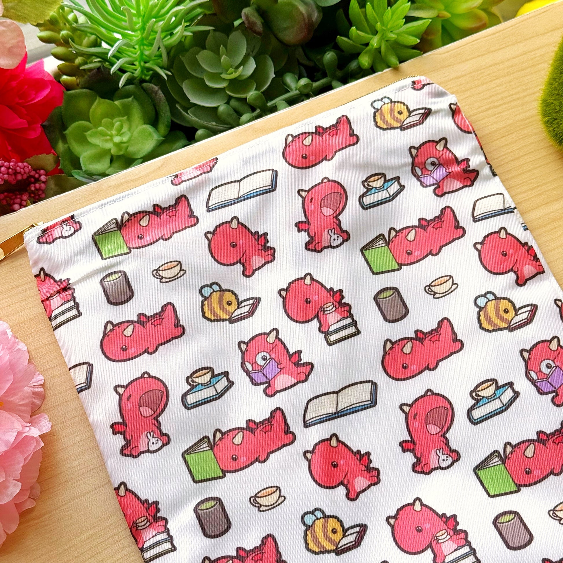 Waterproof Book Pouch - Lil' Dragons