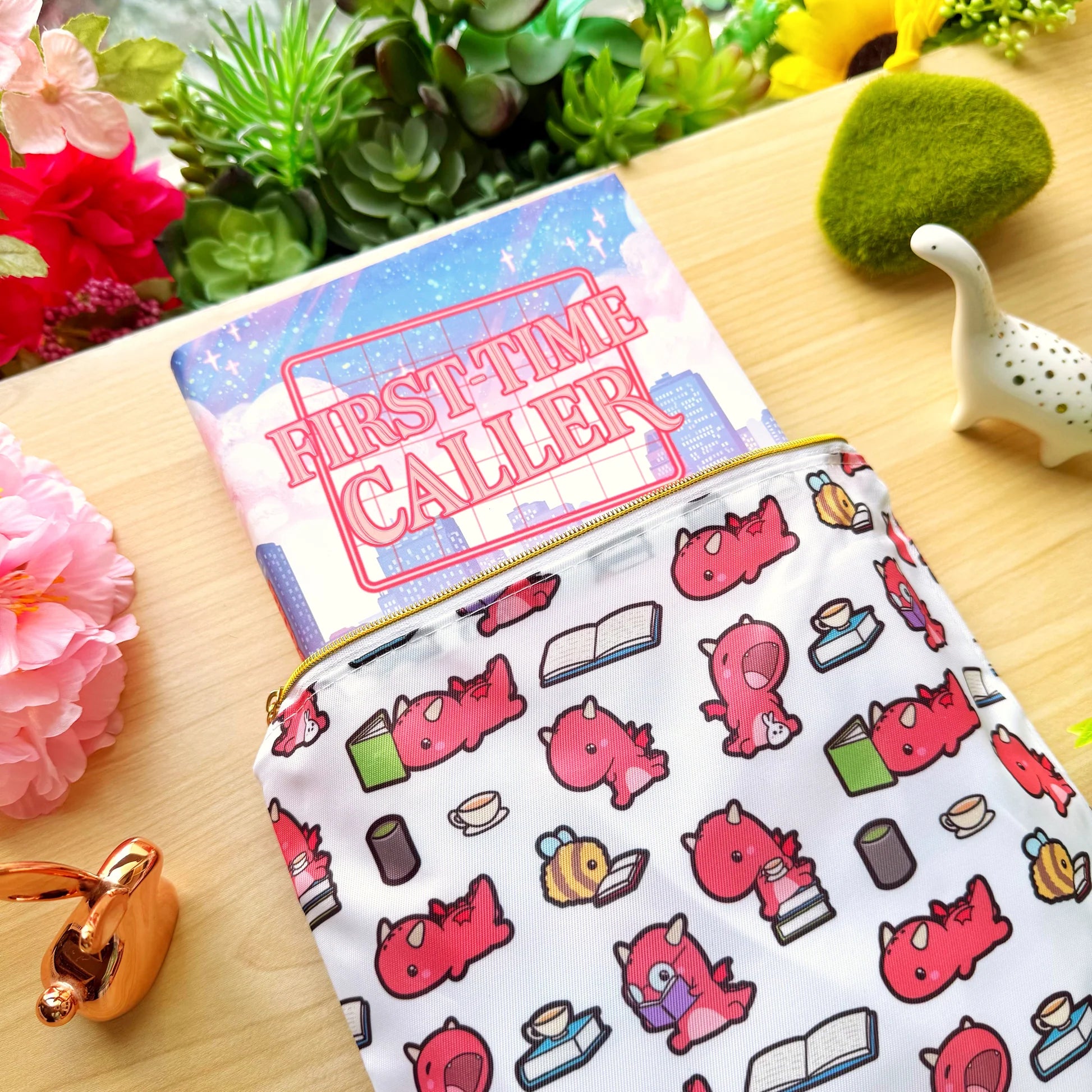Waterproof Book Pouch - Lil' Dragons