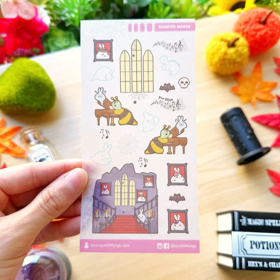 Haunted Manor (Washi Sticker)