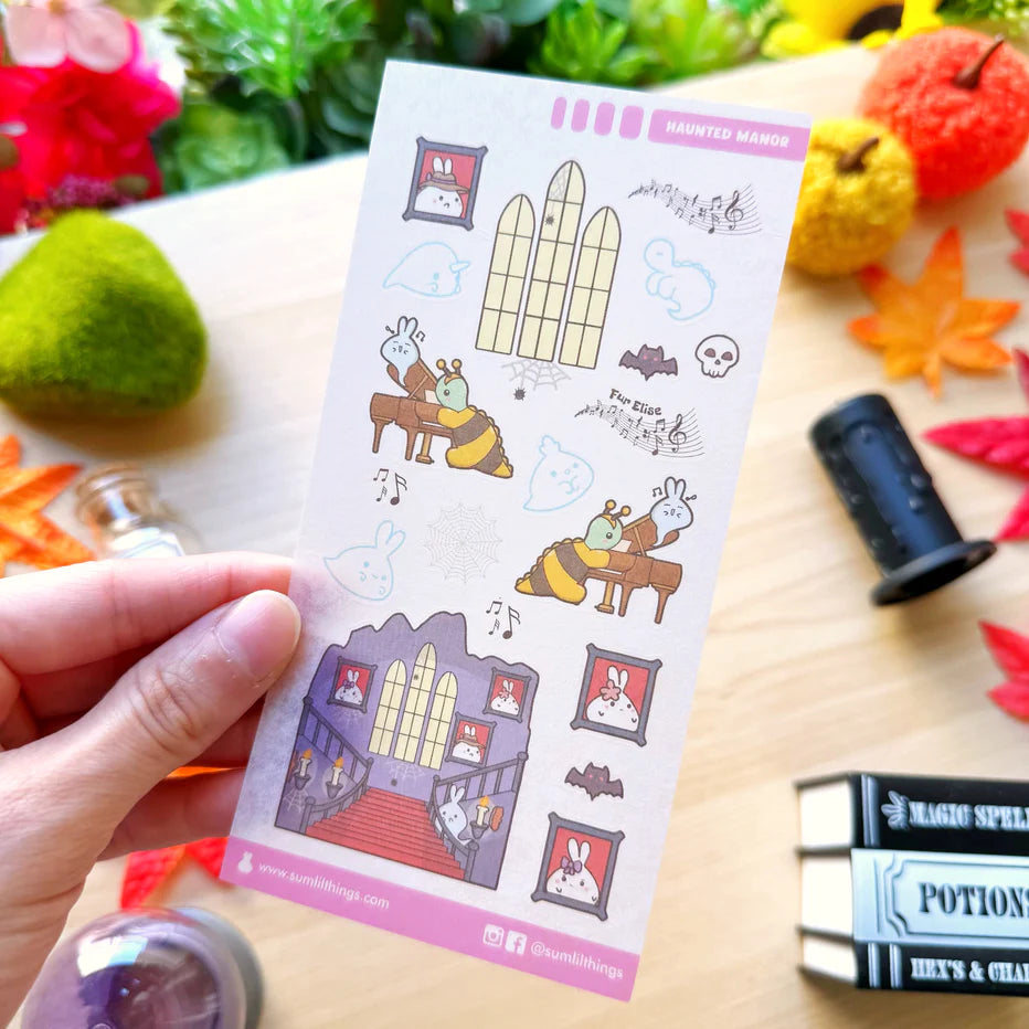 Haunted Manor (Washi Sticker)
