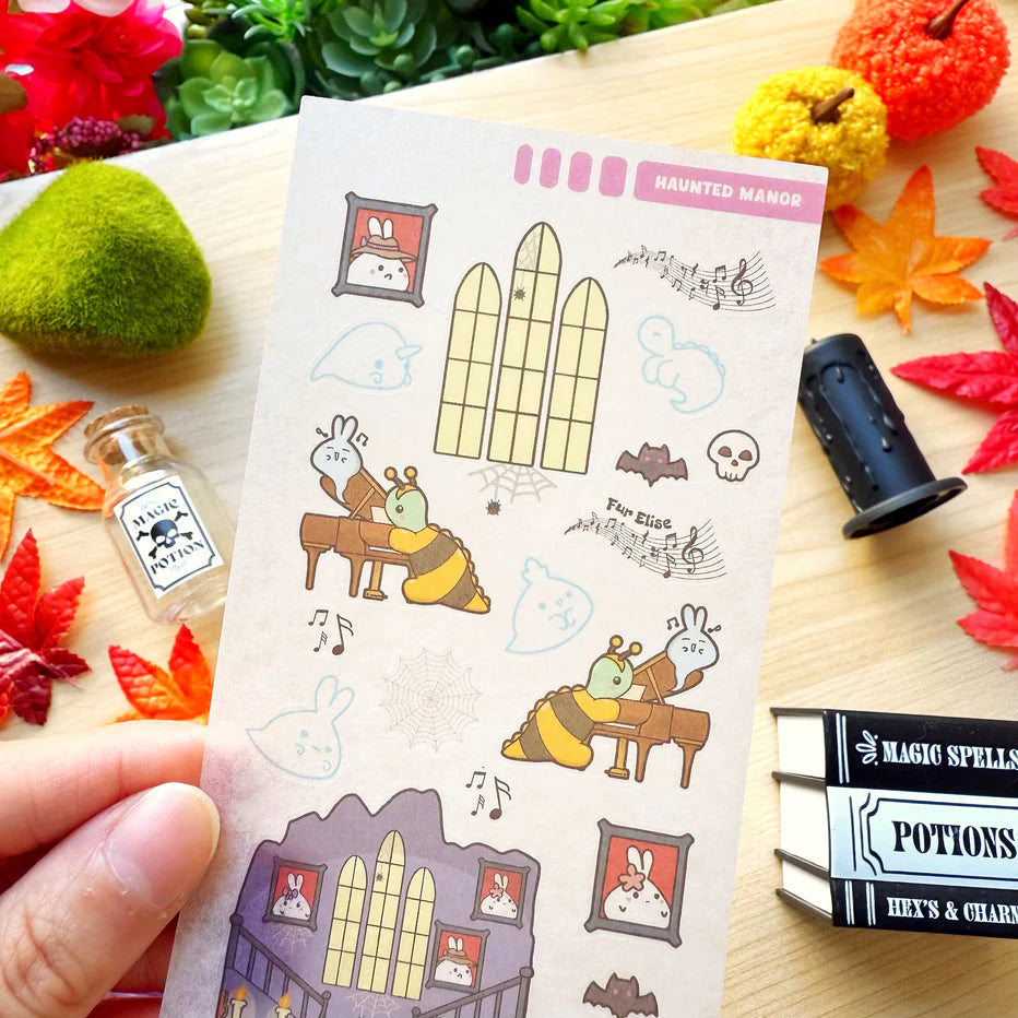 Haunted Manor (Washi Sticker)