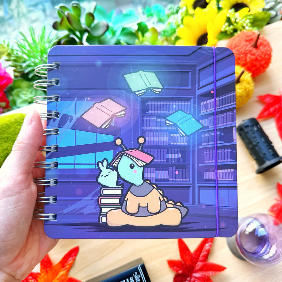 Mistwood Manor Library Spiral Notebook (Dot Grid)