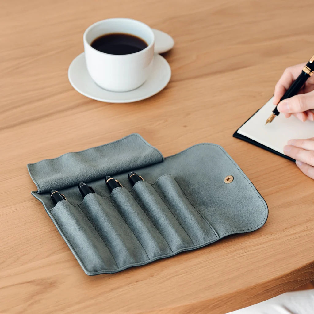 5-Slot Roll Pen Case (Tochigi Leather)