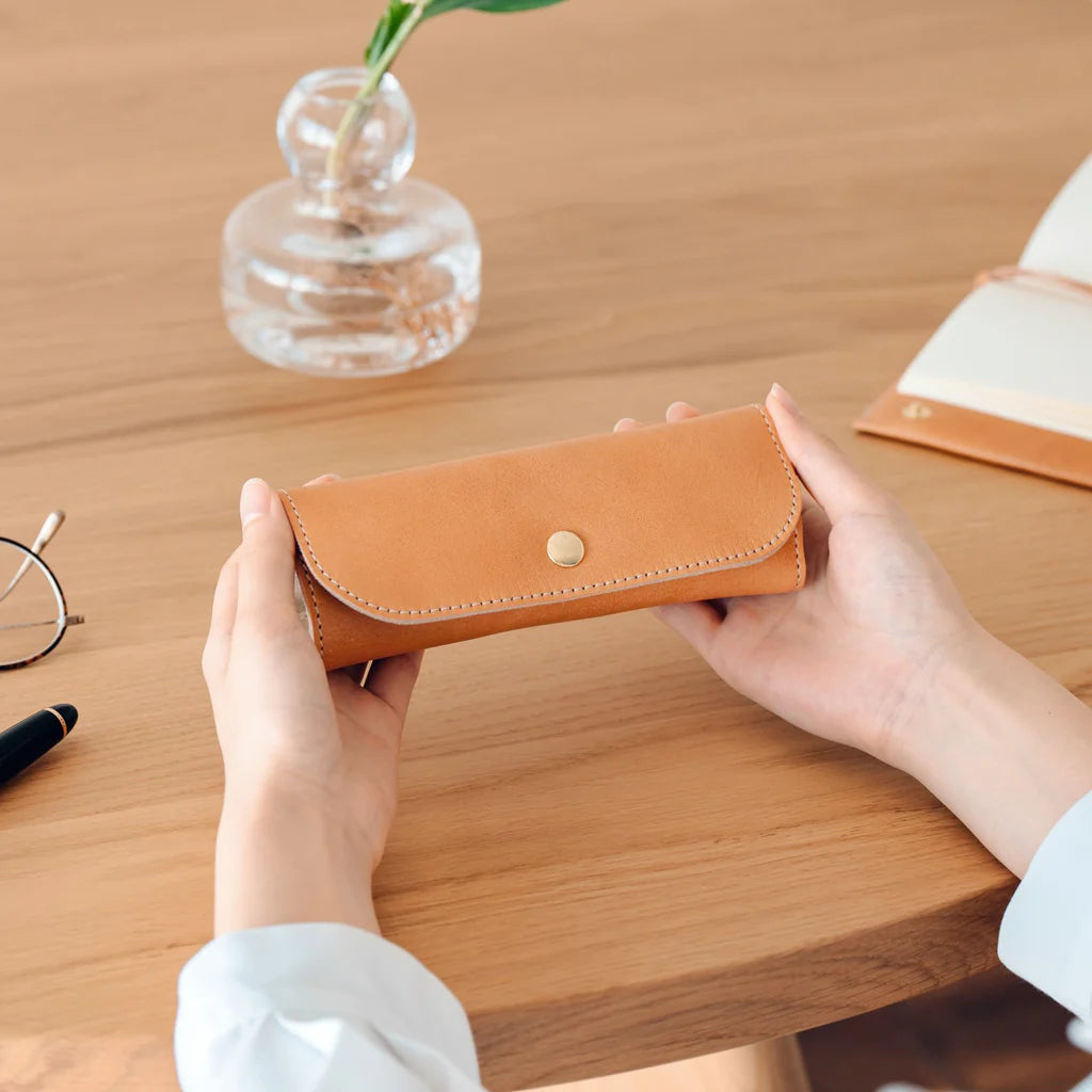 5-Slot Roll Pen Case (Tochigi Leather)