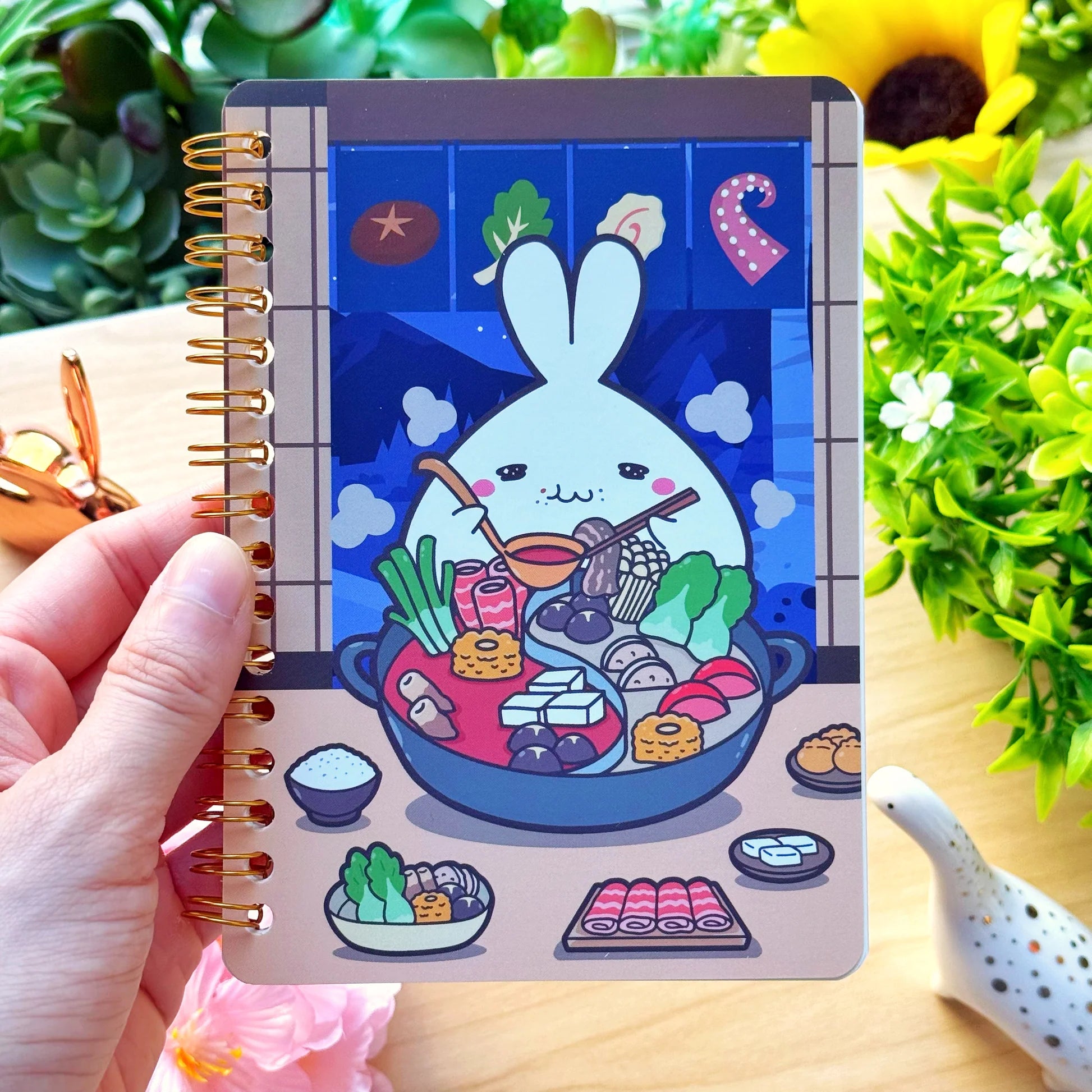 Hot Pot Reusable Sticker Book (A6)