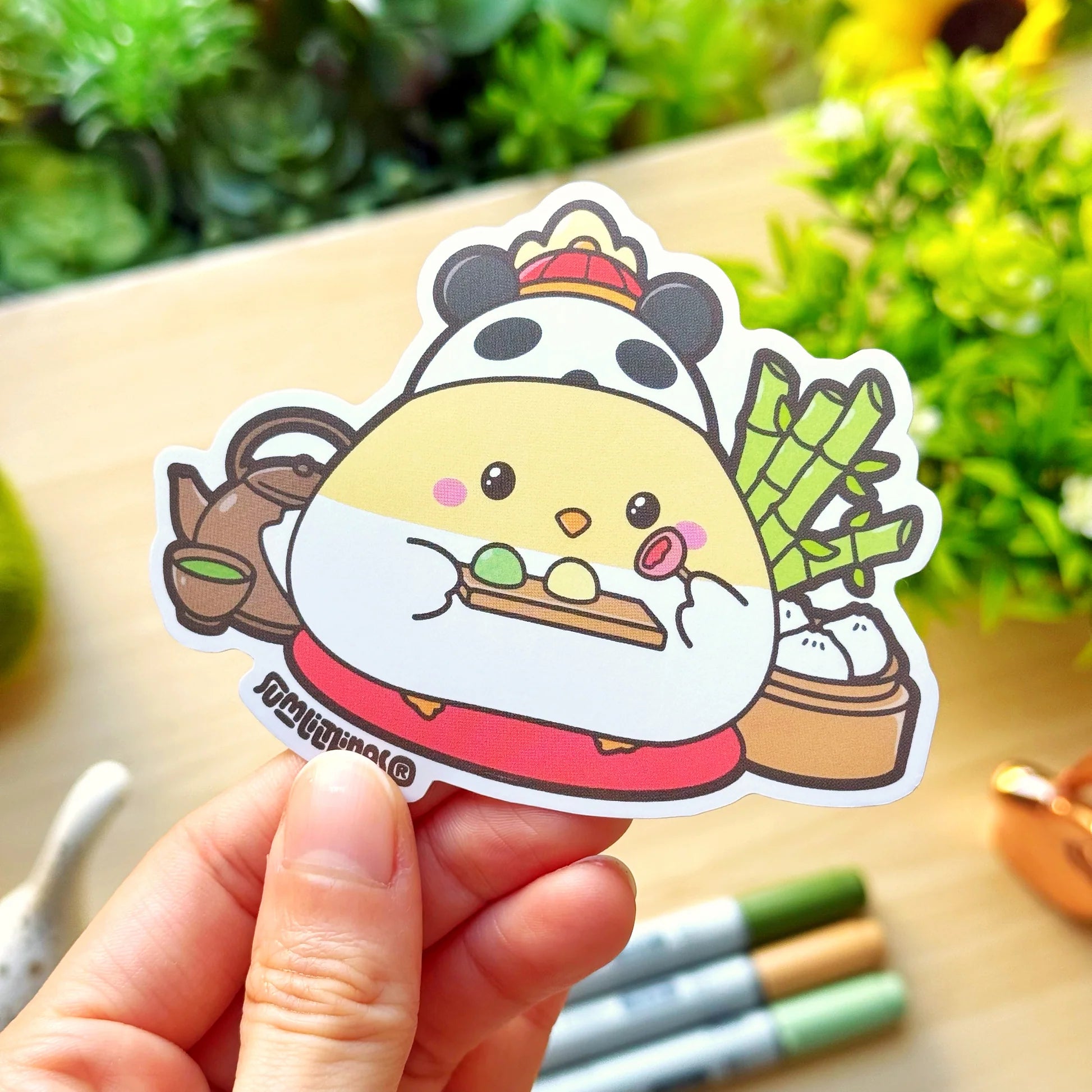 Vinyl Sticker - Chichi's Panda Teahouse