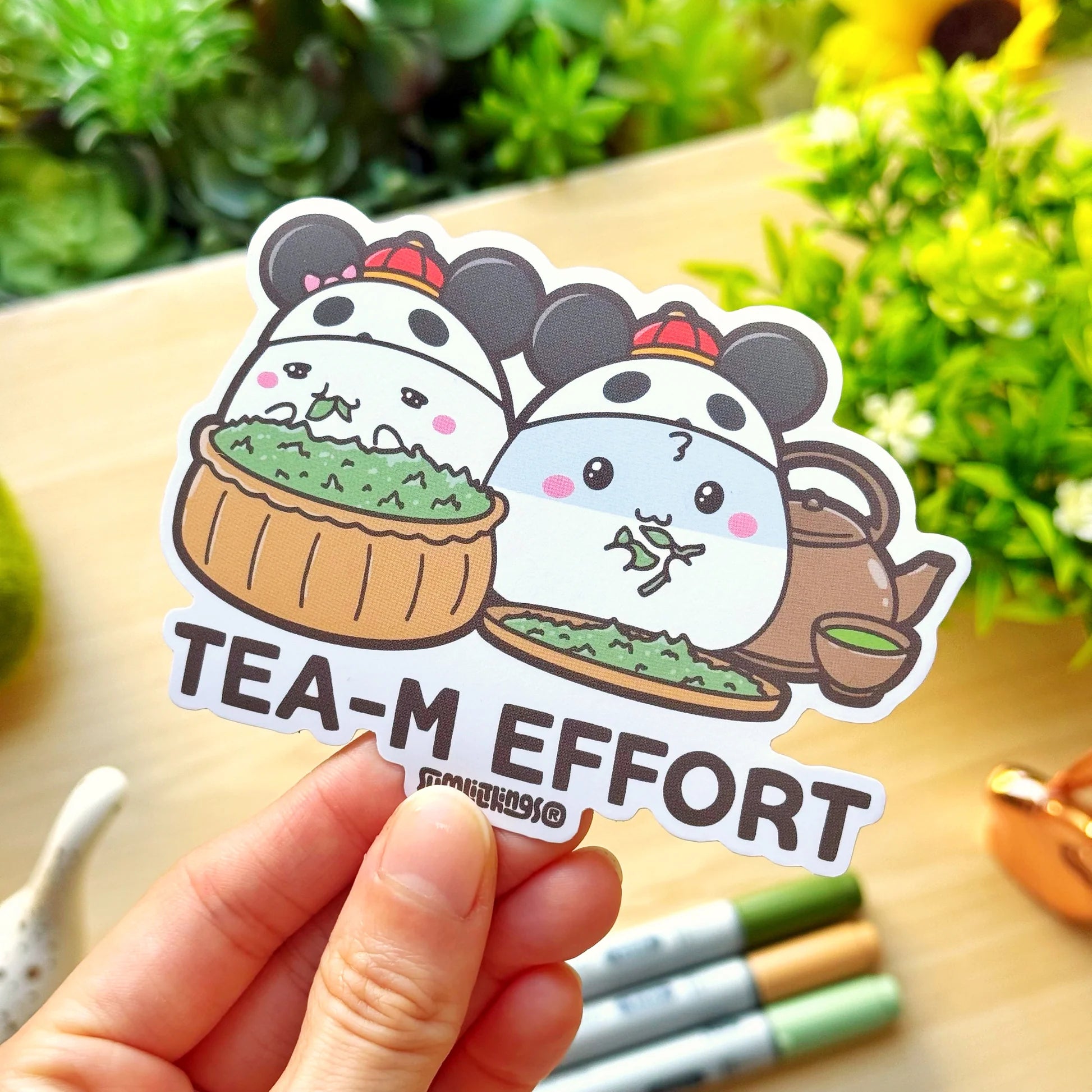 Vinyl Sticker - Tea-M Effort