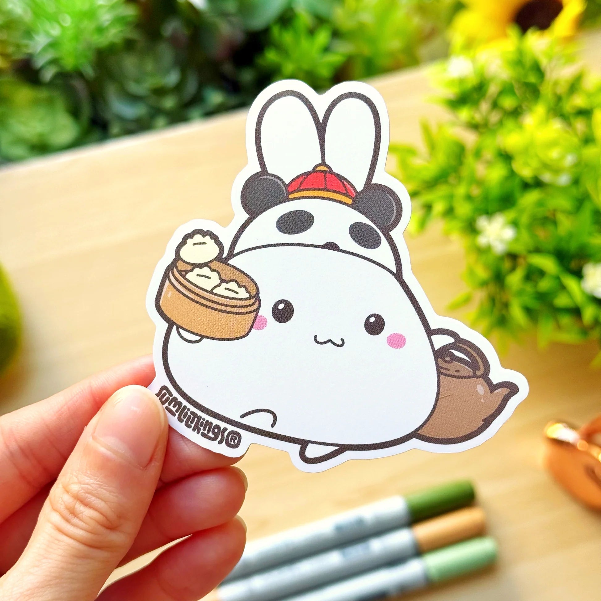 Vinyl Sticker - Lil's Panda Teahouse