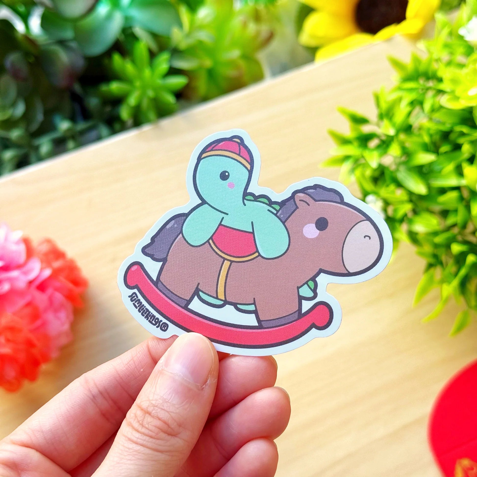 Vinyl Sticker - Nohnoh with Rocking Horse