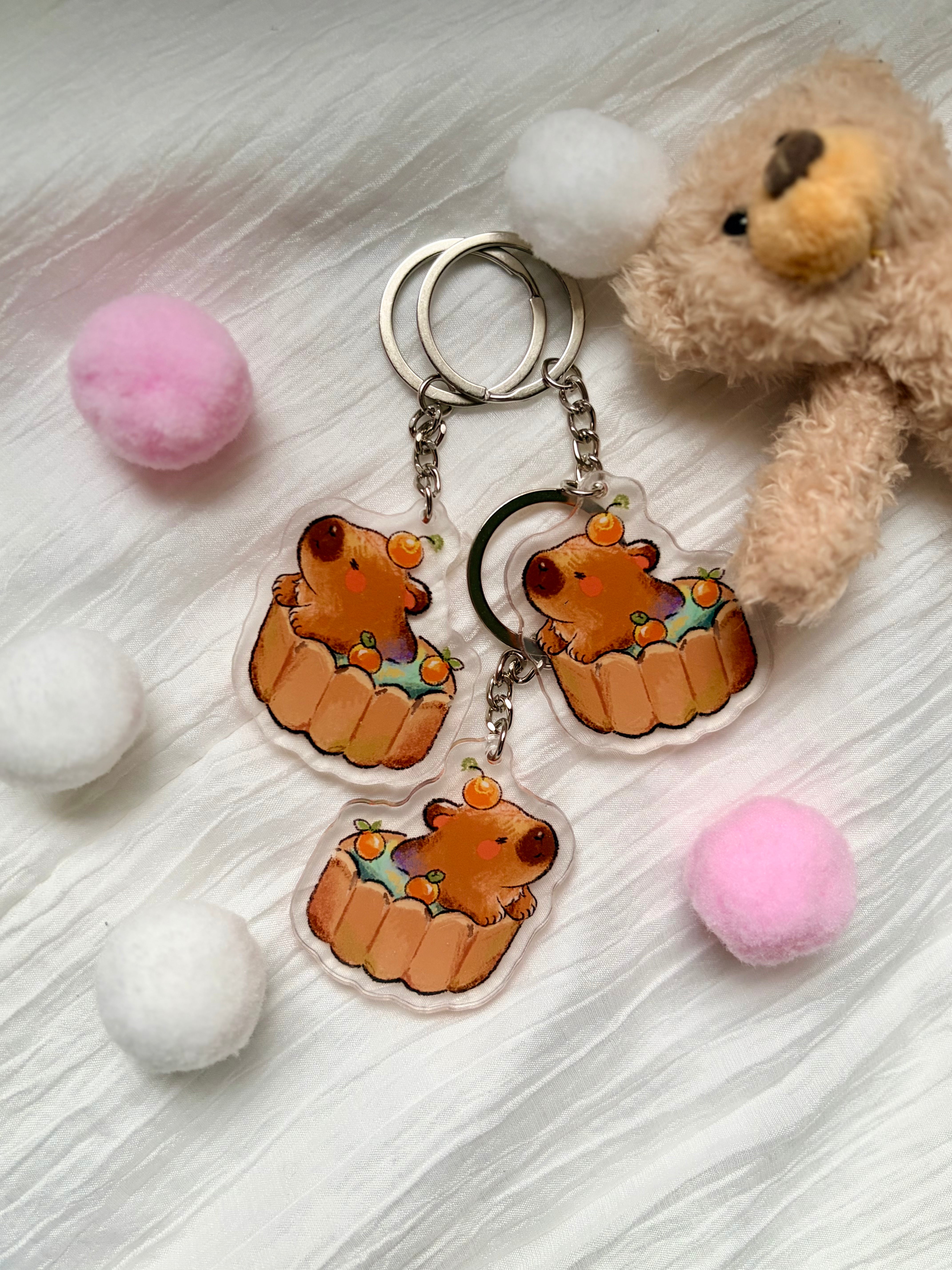 Capybara Keychain