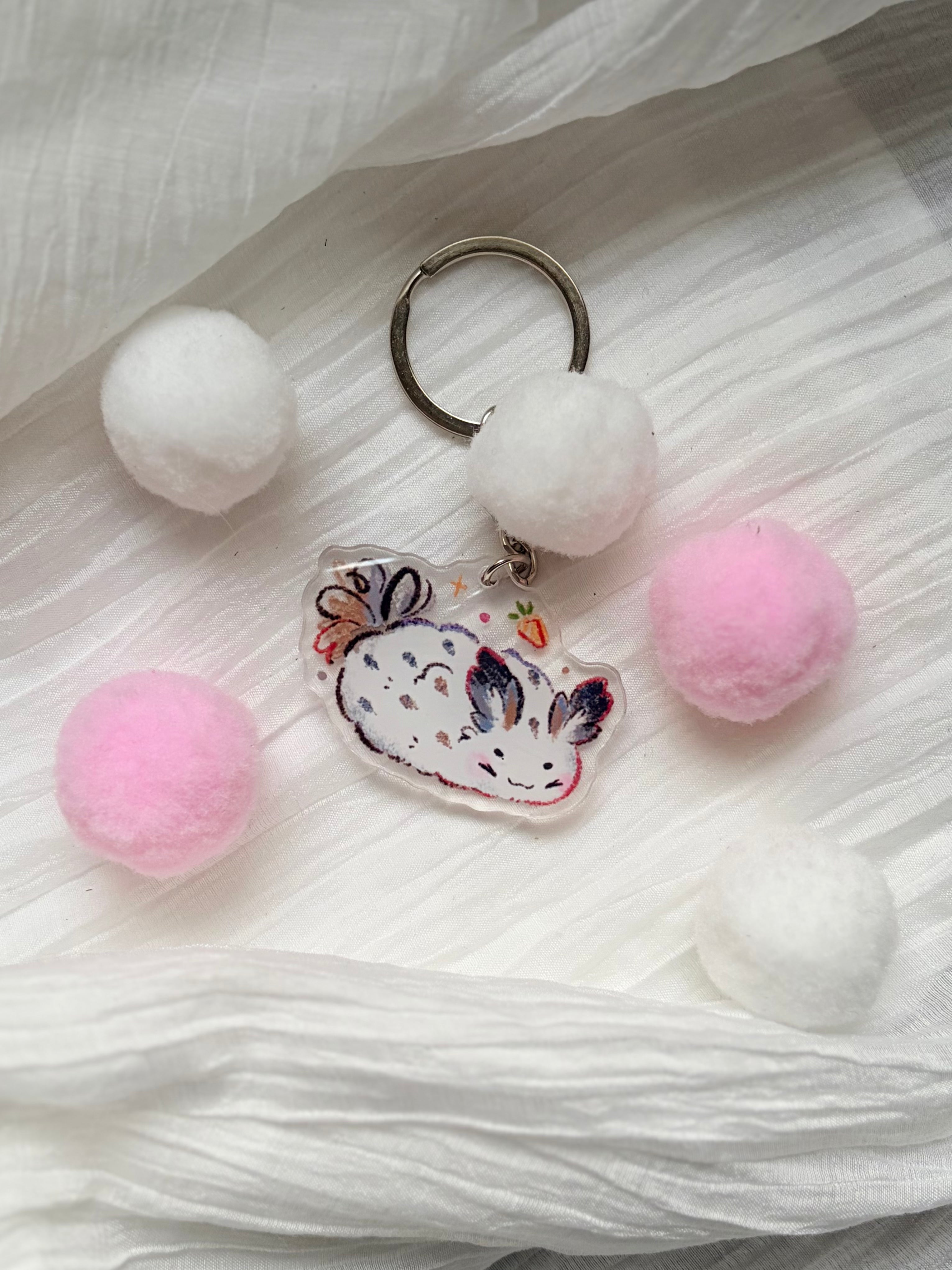 Fluffy Keychain