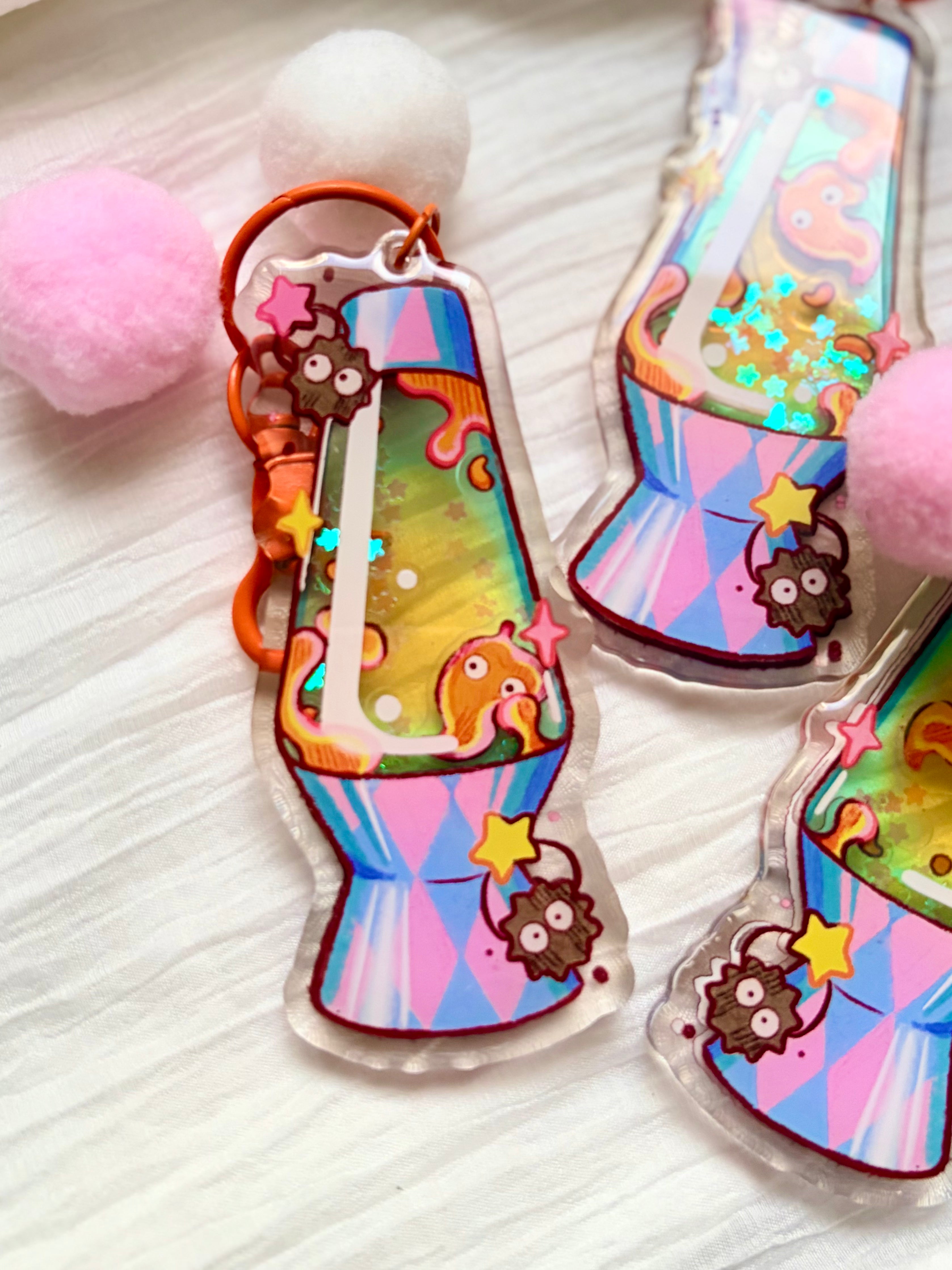 Soots Lava Lamp Keychain