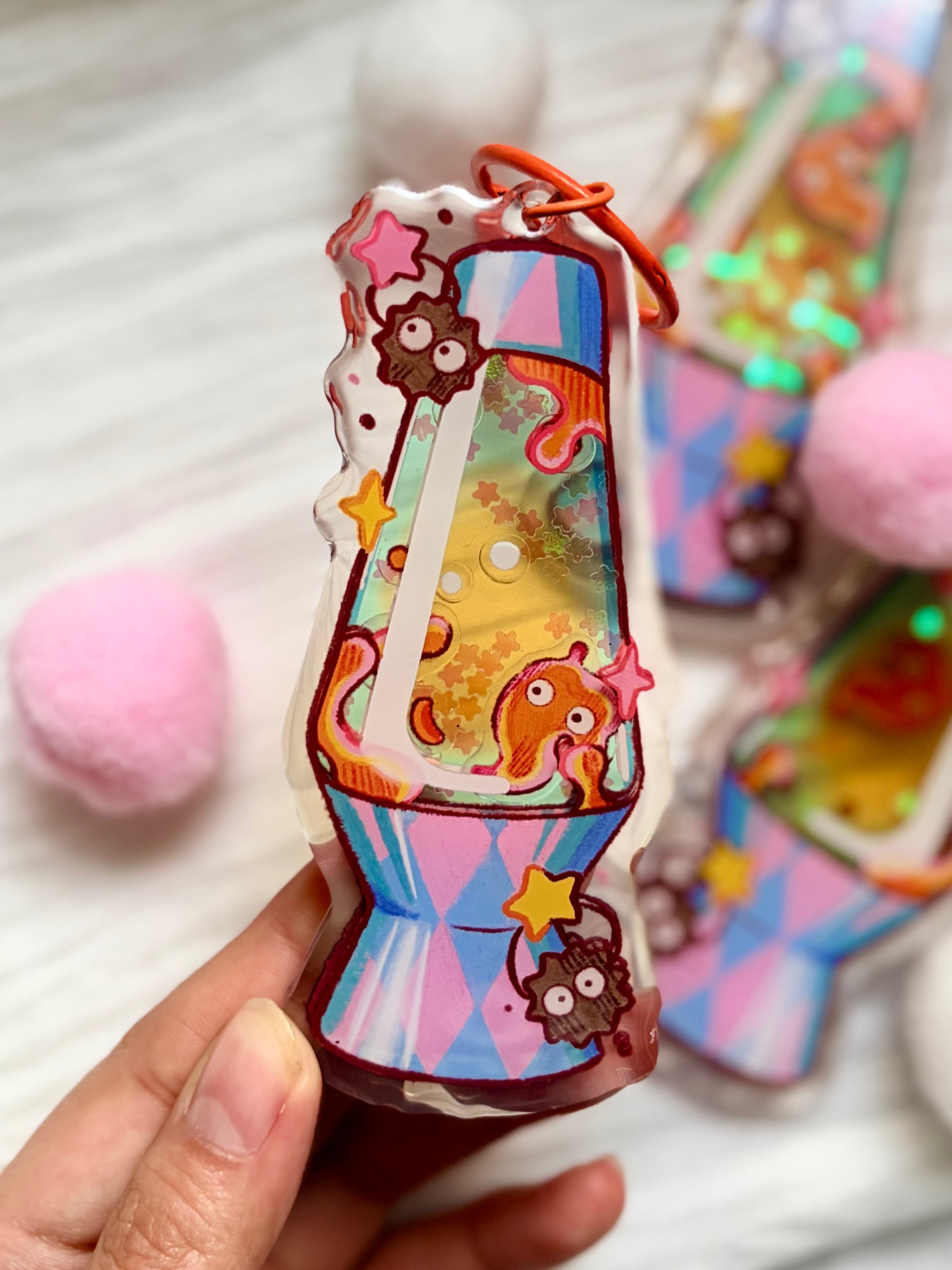 Soots Lava Lamp Keychain