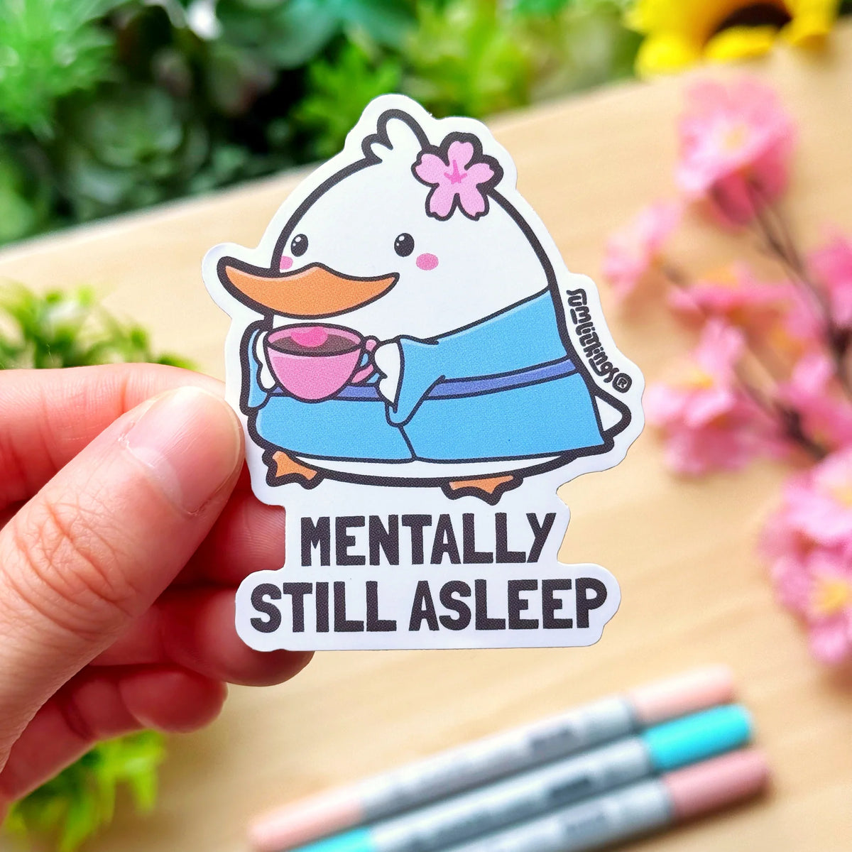 Vinyl Sticker - Mentally Still Asleep