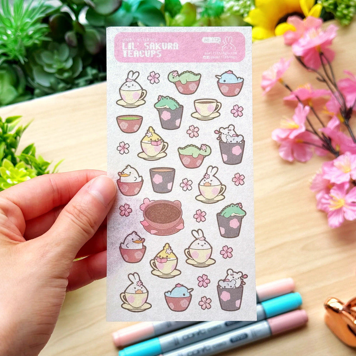 Washi Sticker - Lil' Sakura Cafe