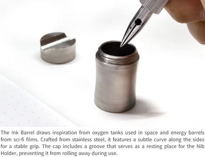 Stainless Steel Ink Barrel