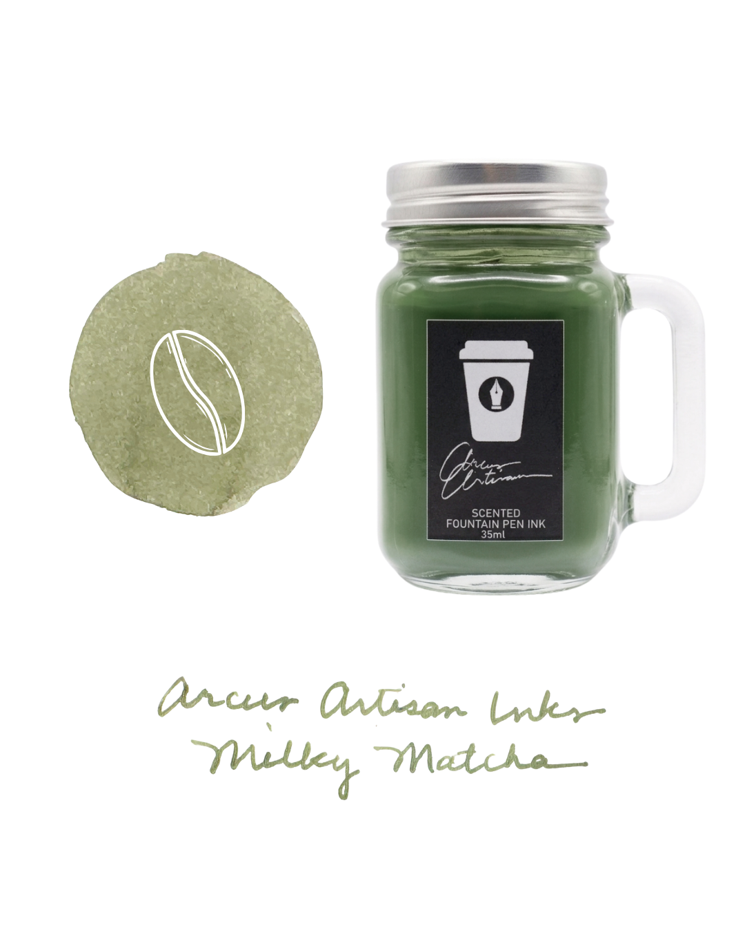 Milky Matcha (Ink Cafe Limited Series Coffee Scented Inks)