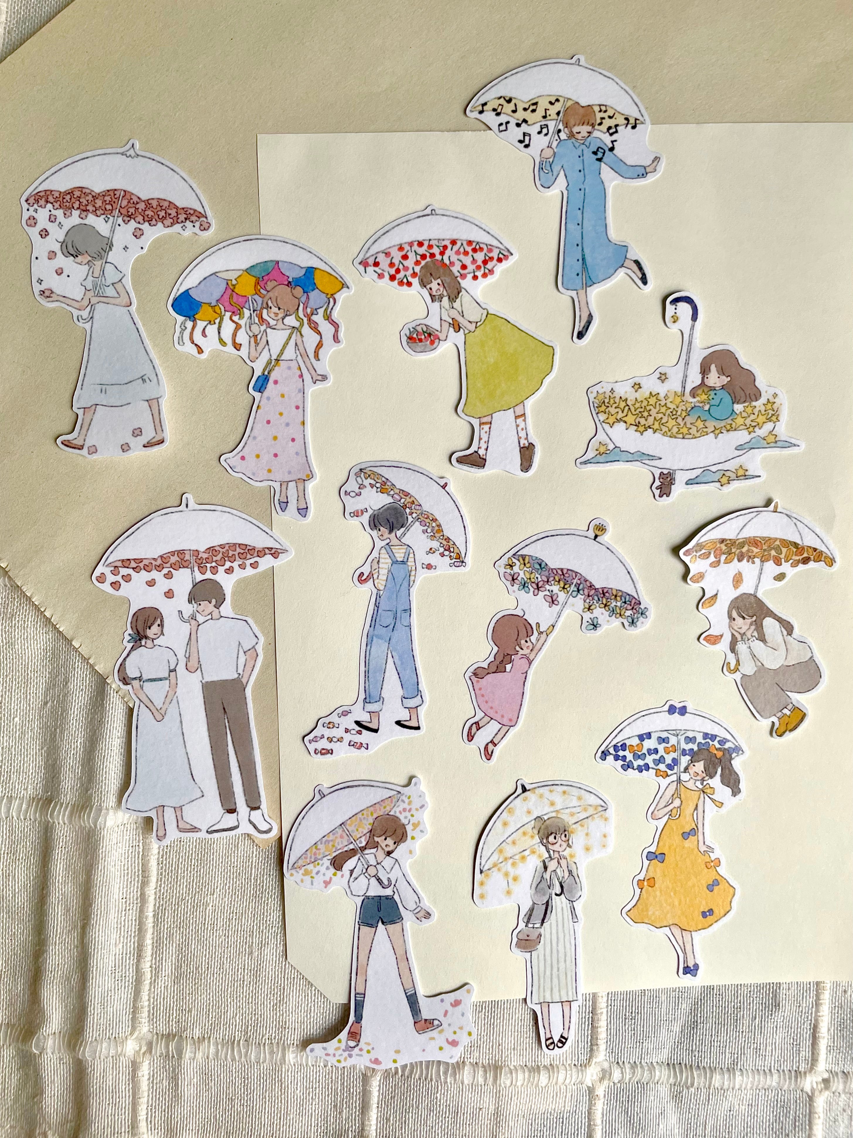 Joyful umbrellas