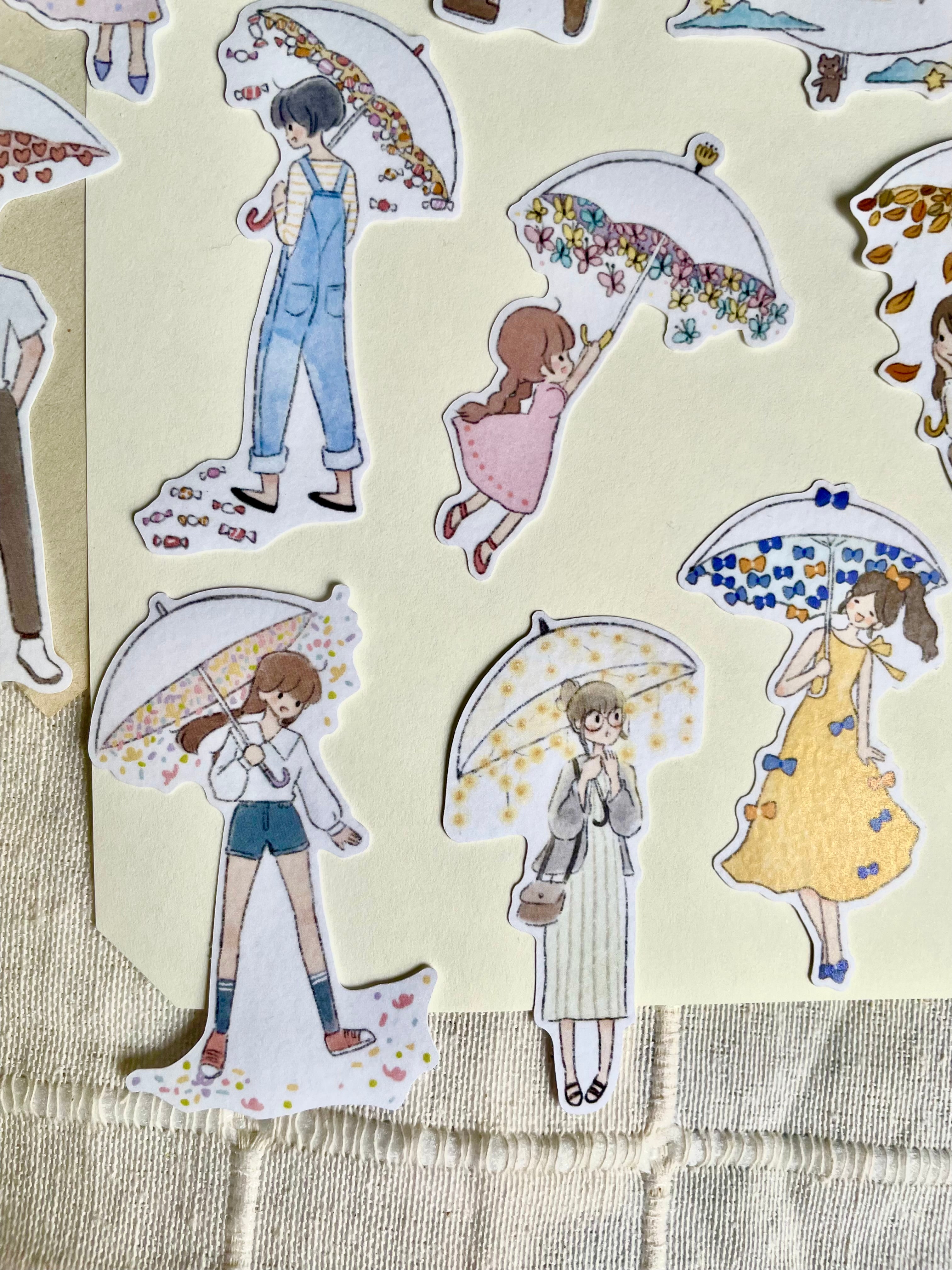Joyful umbrellas