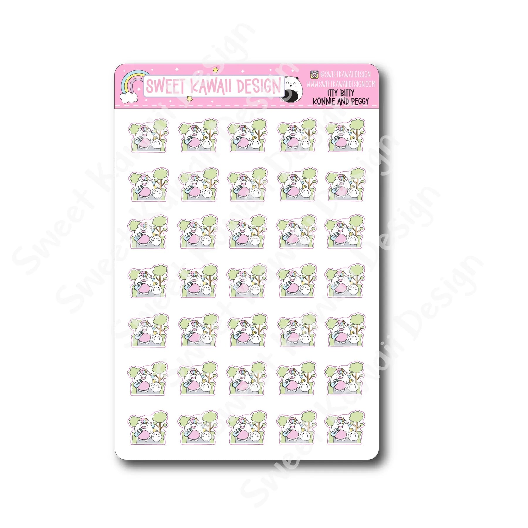 Kawaii Konnie and Peggy Stickers