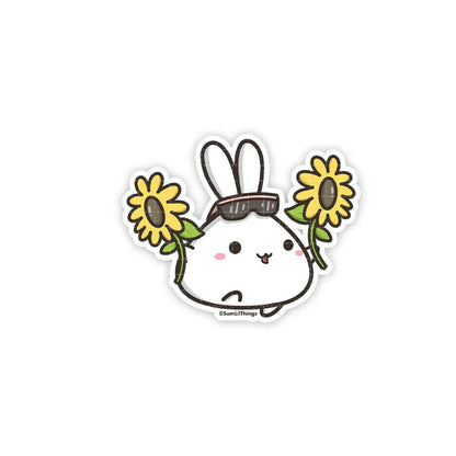 Lil Running With Sunflower