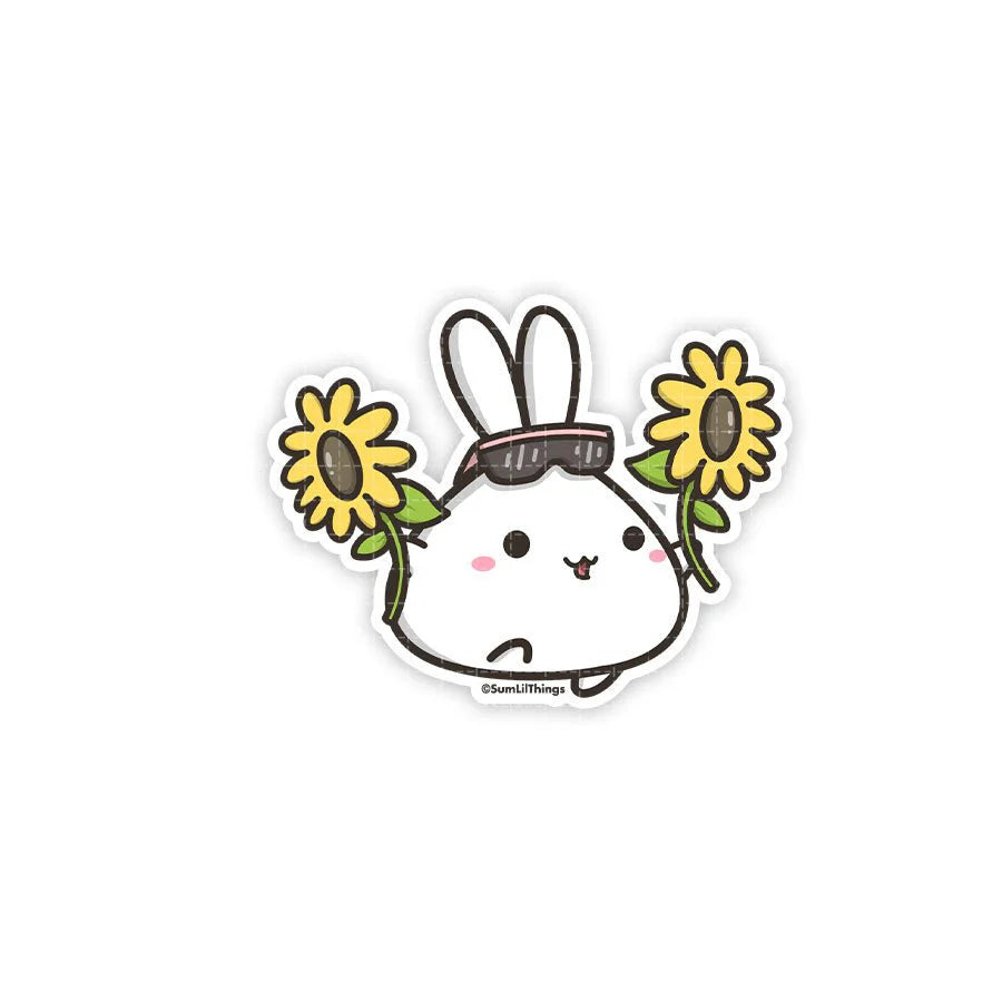 Lil Running With Sunflower