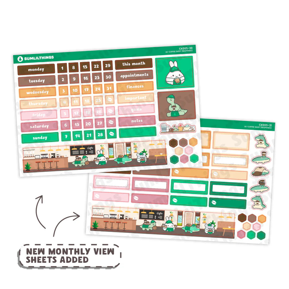 Hobonichi COUSIN Kit - Lil' Coffee Shop