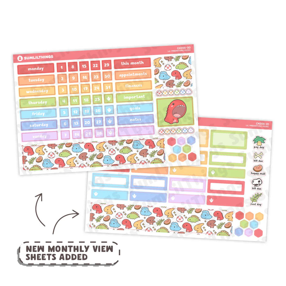 Hobonichi COUSIN Kit - Lil' Dino Picnic