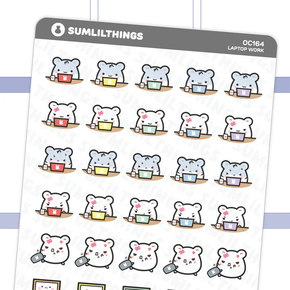 Lil' Hamster Laptop Working