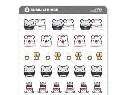 Lil' Hamster Wedding Day