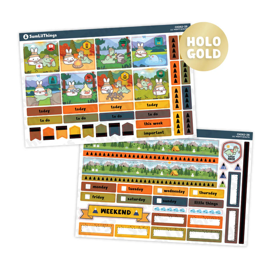 Hobonichi COUSIN Kit - Lil' Misfit Camp