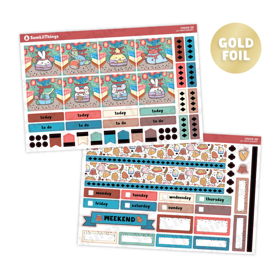 Hobonichi COUSIN Kit - Lil' Night Market