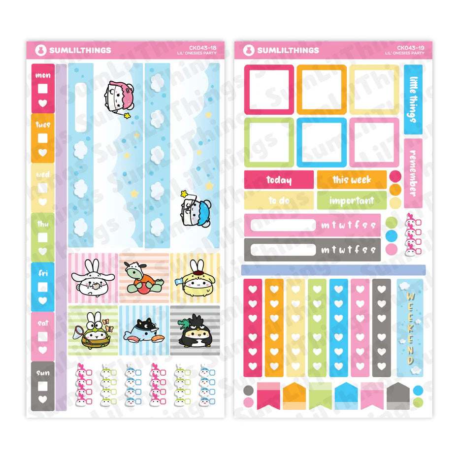 Hobonichi WEEKS Kit - Lil' Onesies Party