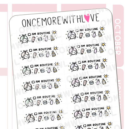 AM Routine Skincare Tracker