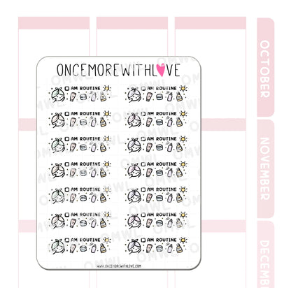 AM Routine Skincare Tracker