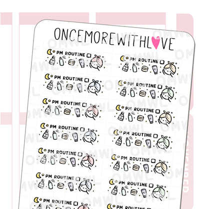 PM Routine Skincare Tracker