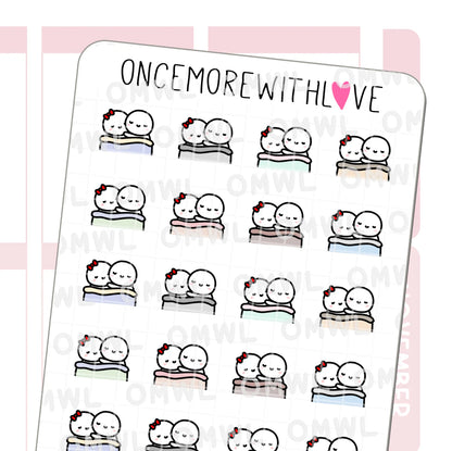 Snuggle and Cuddle Time Couple Relationship