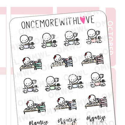 Organizing Stickers Time!