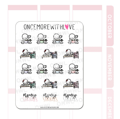 Organizing Stickers Time!