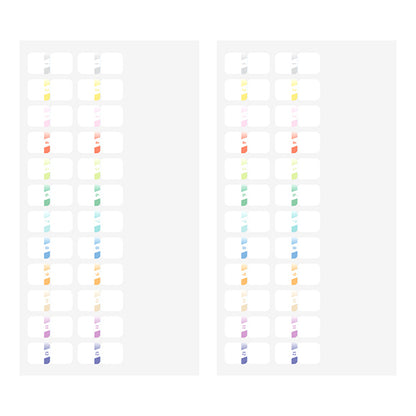 Chiratto Index Label Number Colors