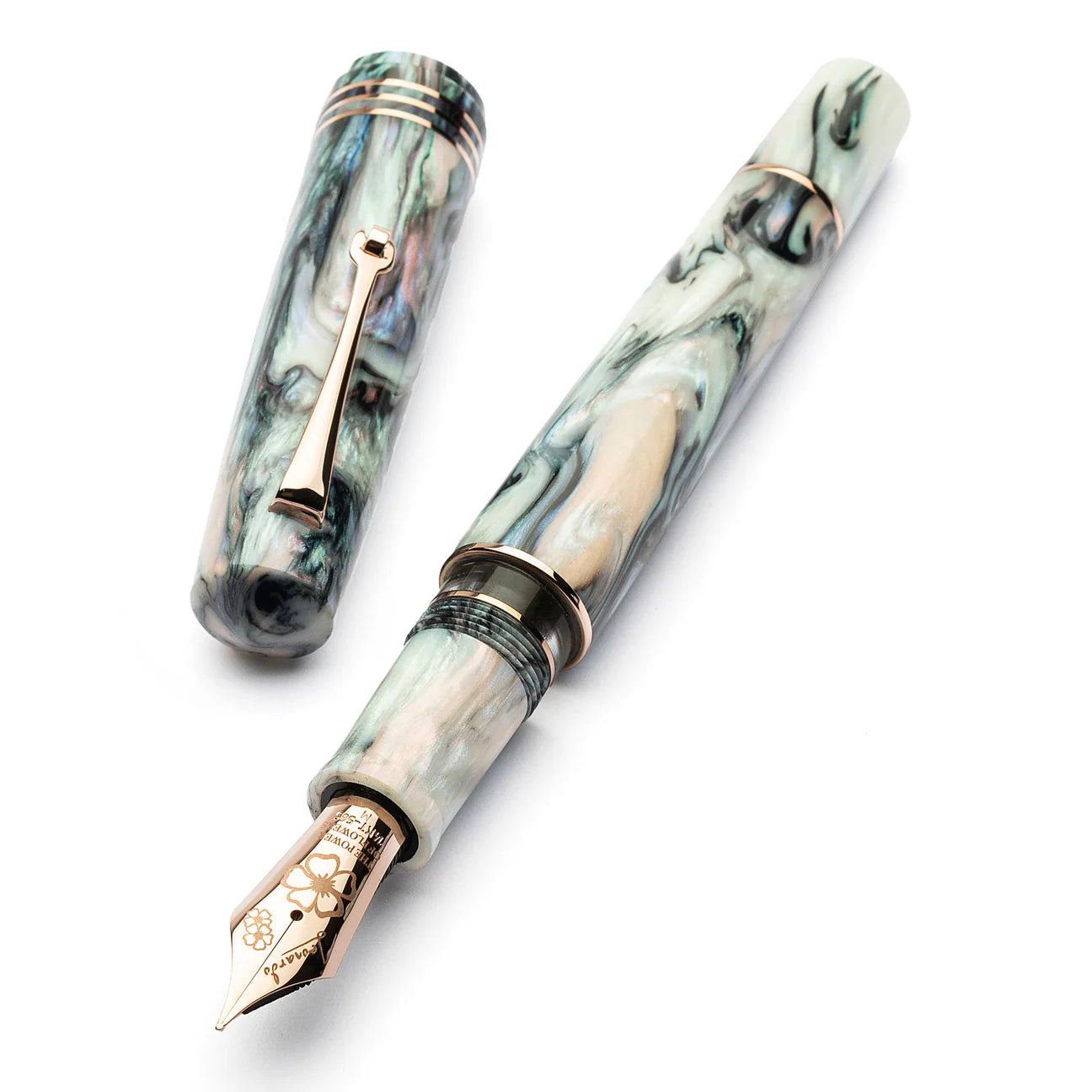 Momento Zero Grande 2.0 Dalia Eveline (#8 Gold Special Floral Nib)