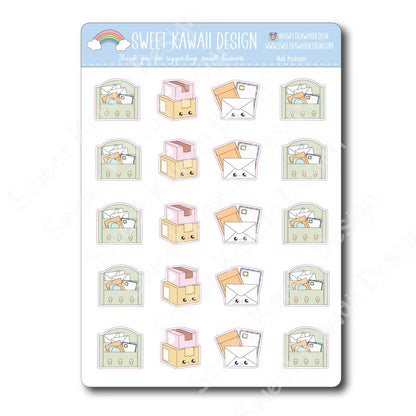 Kawaii Mail/Package Stickers