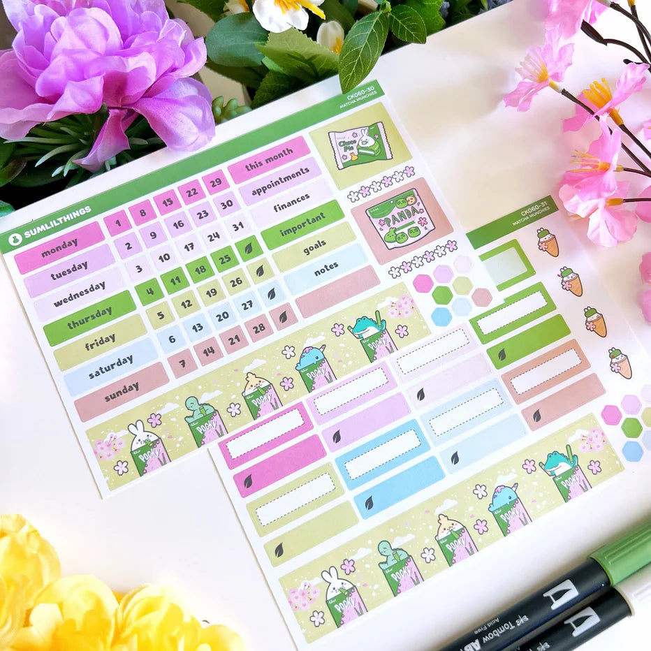 Hobonichi COUSIN Kit - Matcha Munchies