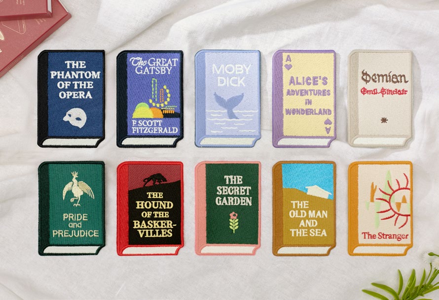 Embroidery Bookmark Set of 10 (World Literature)