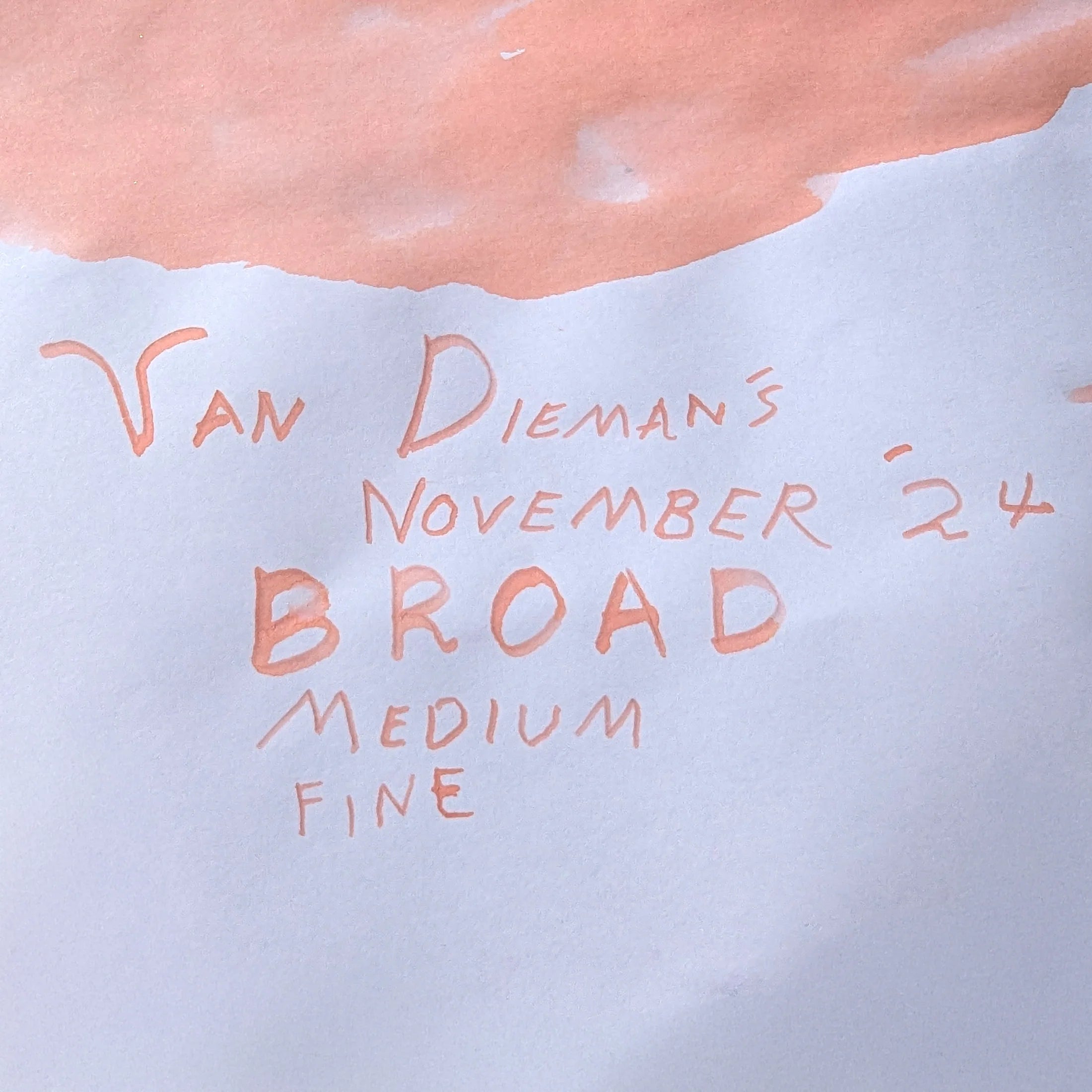 Van Dieman's Inks 2024 November