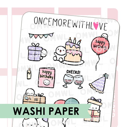 Large Birthday Deco Doodles
