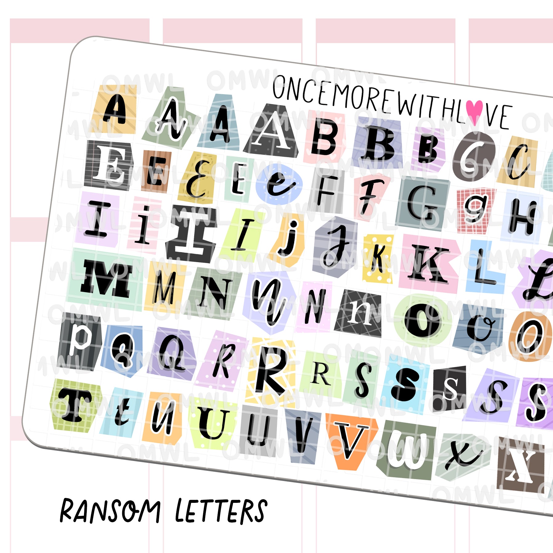 Ransom Letters (Retro Mixed)
