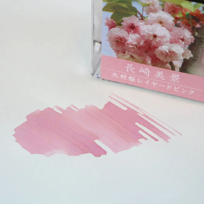 Nagasaki Beautiful Scenery Ink Omurazakura Layered Pink