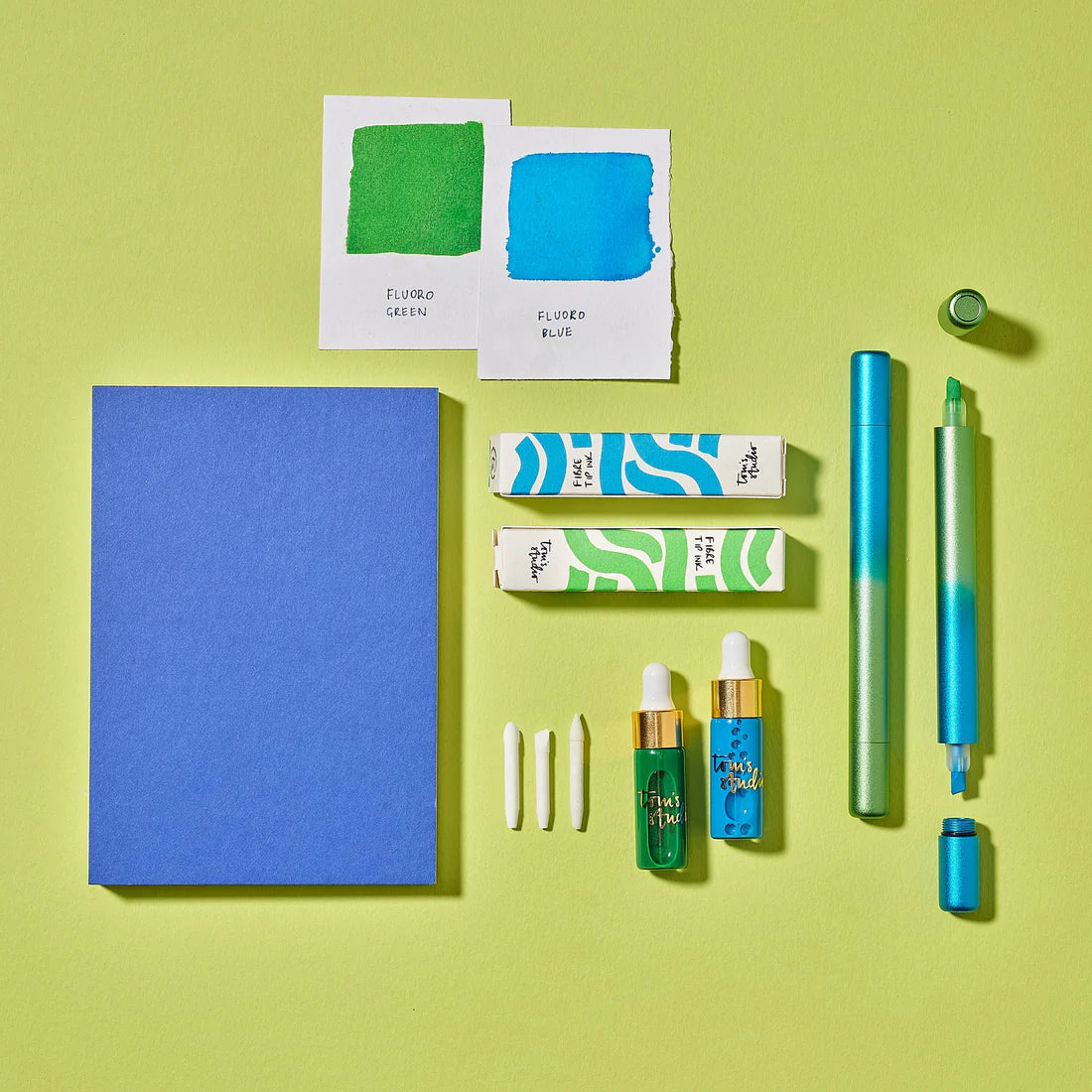 Ori – the infinitely refillable highlighter (Blue Green)